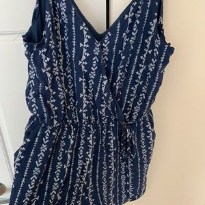 Navy blue romper
